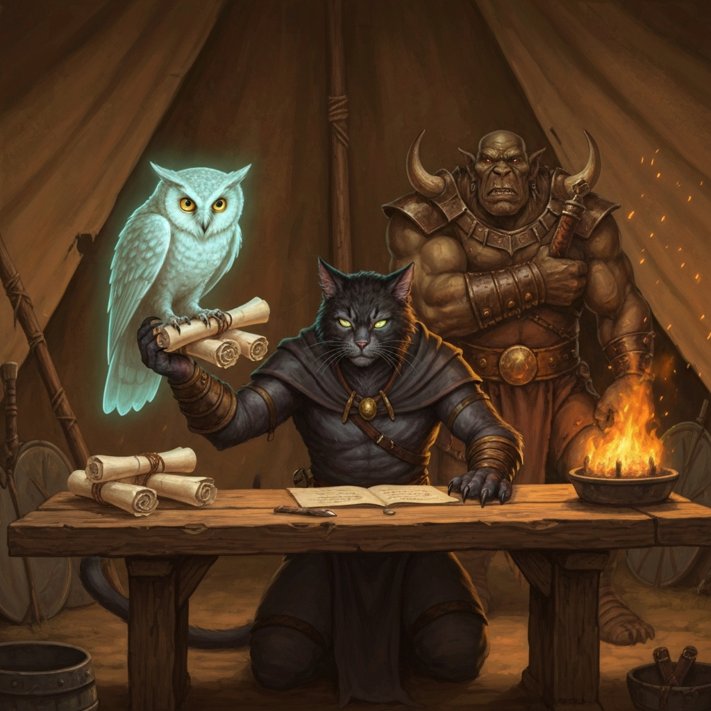 Documents from the Commander's Tent